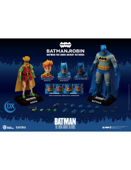 BEAST KINGDOM - The Dark Knight Returns Batman & Robin 2pack