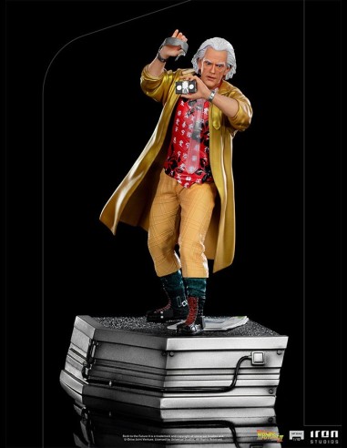 IRON STUDIOS - BTTF2 Doc Brown in Alley 1/10 Statua