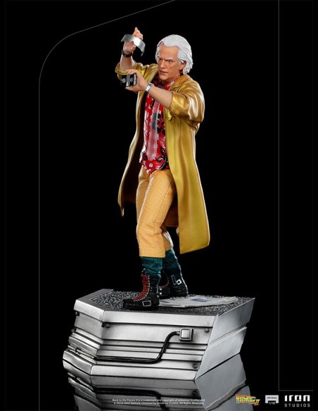 IRON STUDIOS - BTTF2 Doc Brown in Alley 1/10 Statua