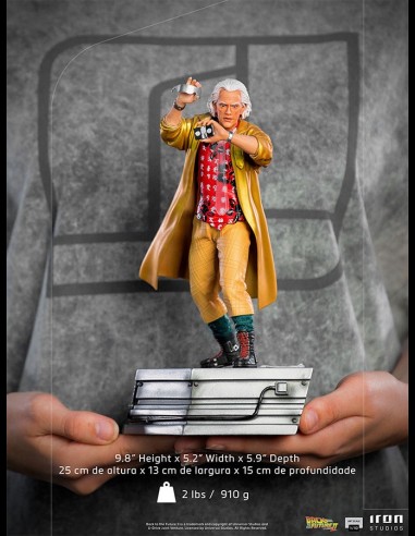 IRON STUDIOS - BTTF2 Doc Brown in Alley 1/10 Statua