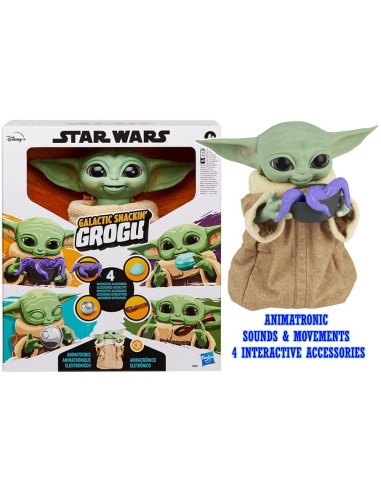 HASBRO - Galactic Snackin' Grogu Animatronic The Mandalorian