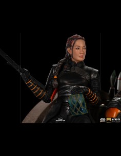 IRON STUDIOS DELUXE - Mandalorian Boba Fett and Fennec 1/10 statua 2