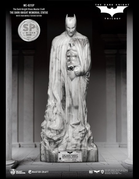 BEAST KINGDOM - Batman Dark Knight Rises Memo Statue White Exclusive