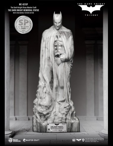 BEAST KINGDOM - Batman Dark Knight Rises Memo Statue White Exclusive