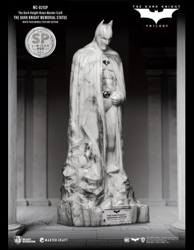 BEAST KINGDOM - Batman Dark Knight Rises Memo Statue White Exclusive