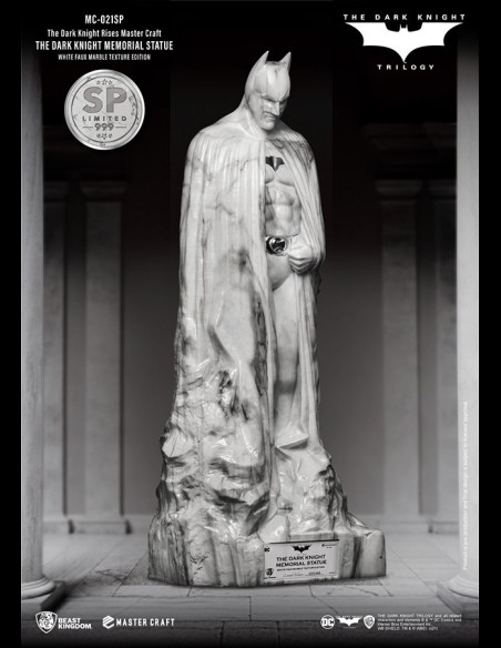 BEAST KINGDOM - Batman Dark Knight Rises Memo Statue White Exclusive