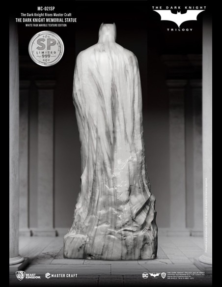 BEAST KINGDOM - Batman Dark Knight Rises Memo Statue White Exclusive