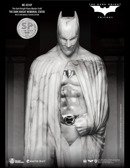 BEAST KINGDOM - Batman Dark Knight Rises Memo Statue White Exclusive