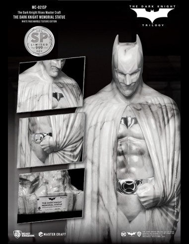 BEAST KINGDOM - Batman Dark Knight Rises Memo Statue White Exclusive