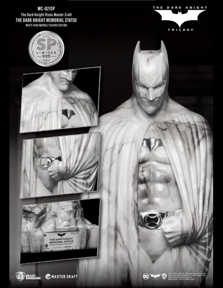 BEAST KINGDOM - Batman Dark Knight Rises Memo Statue White Exclusive