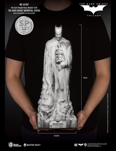 BEAST KINGDOM - Batman Dark Knight Rises Memo Statue White Exclusive