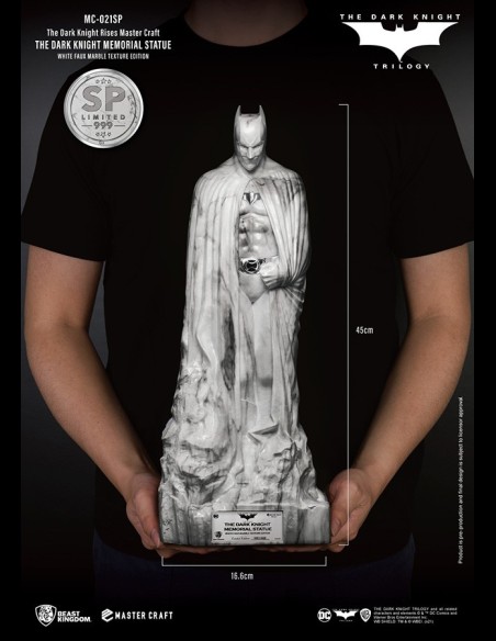 BEAST KINGDOM - Batman Dark Knight Rises Memo Statue White Exclusive