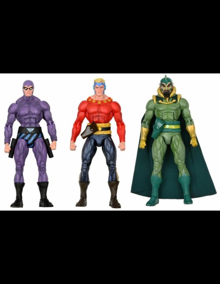 NECA - King Features Original Superheroes Serie 1 Set completo