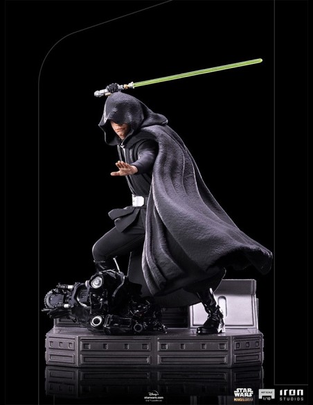 IRON STUDIOS - Mandalorian Luke Skywalker Combat Statua 1/10