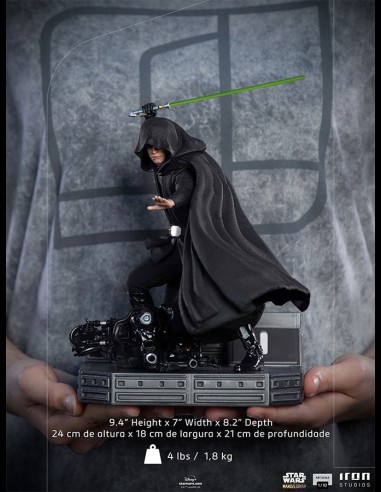IRON STUDIOS - Mandalorian Luke Skywalker Combat Statua 1/10