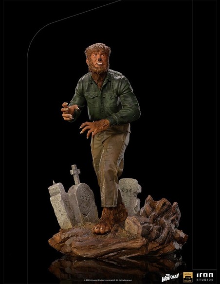 IRON STUDIOS DELUXE - Universal Monsters Wolfman 1/10 statua