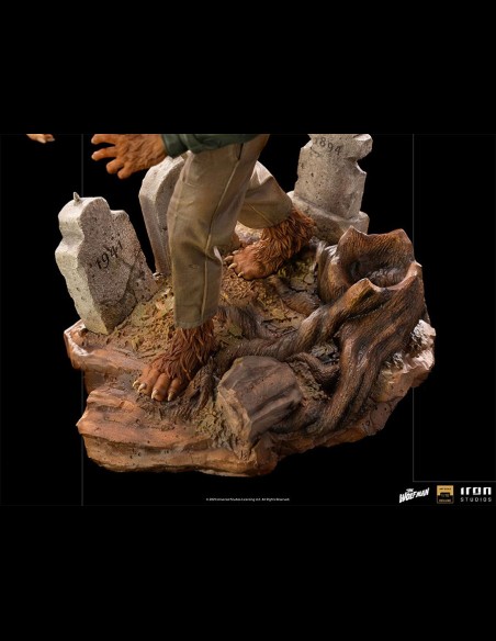 IRON STUDIOS DELUXE - Universal Monsters Wolfman 1/10 statua