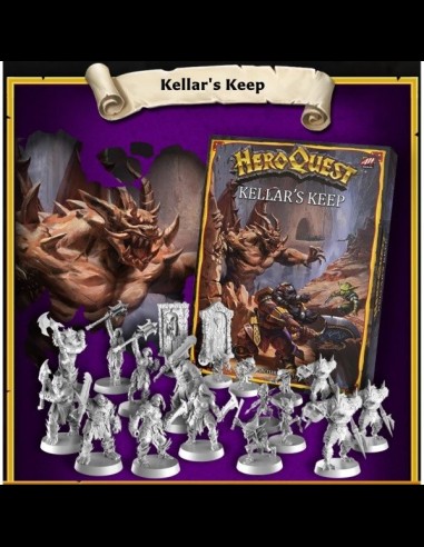 HASBRO - HeroQuest Espansione Kellar Keep English