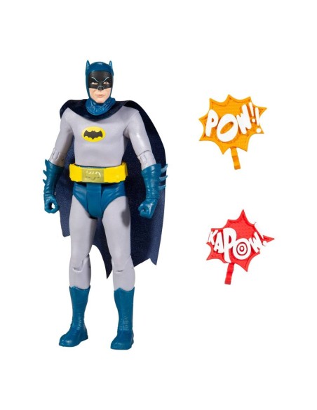 McFARLANE - DC Retro A. Figure 15cm. Batman 66 Set di 3 Batman - Joker - Robin