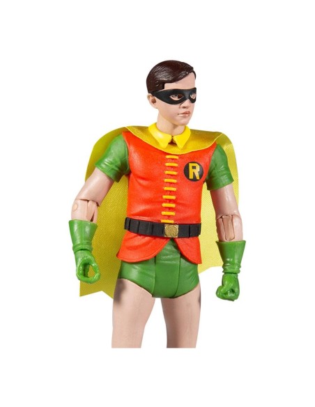 McFARLANE - DC Retro A. Figure 15cm. Batman 66 Set di 3 Batman - Joker - Robin