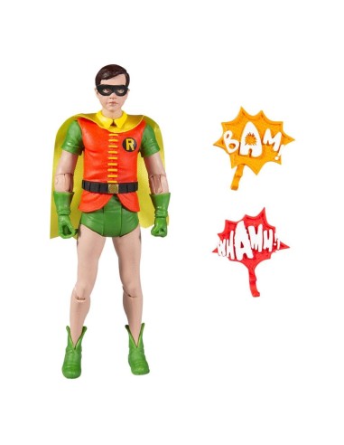 McFARLANE - DC Retro A. Figure 15cm. Batman 66 Set di 3 Batman - Joker - Robin