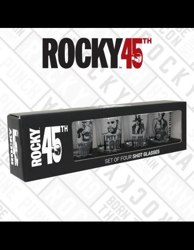 FANATTIK - Rocky Shotglass 4-Pack 45th Anniversary