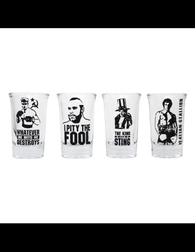 FANATTIK - Rocky Shotglass 4-Pack 45th Anniversary