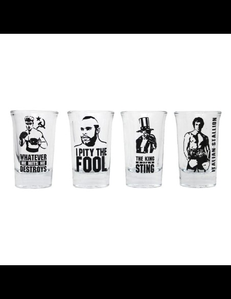 FANATTIK - Rocky Shotglass 4-Pack 45th Anniversary