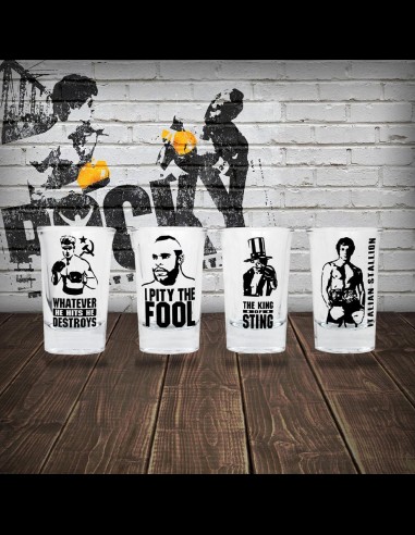 FANATTIK - Rocky Shotglass 4-Pack 45th Anniversary