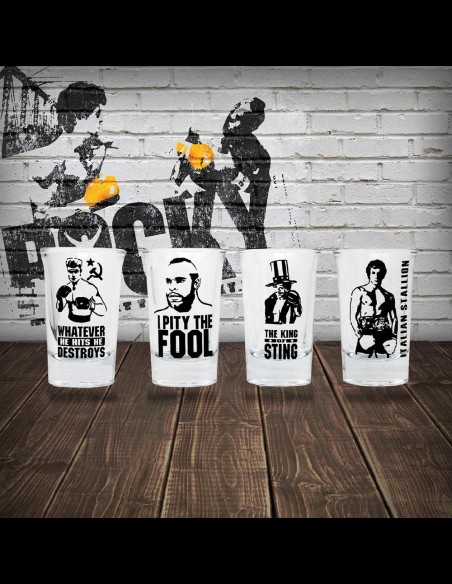 FANATTIK - Rocky Shotglass 4-Pack 45th Anniversary
