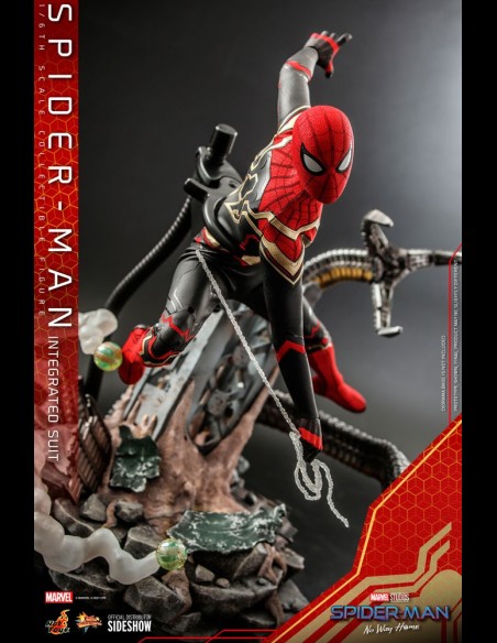HOT TOYS - Marvel: Spider-Man No Way Home - Spider-Man Integrated Suit 1:6 Scale Figure