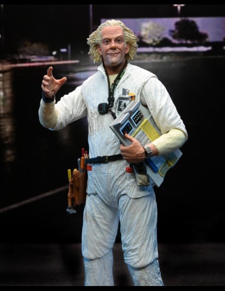 NECA - Ritorno al Futuro Doc Brown 1985 Ultimate A.Figure