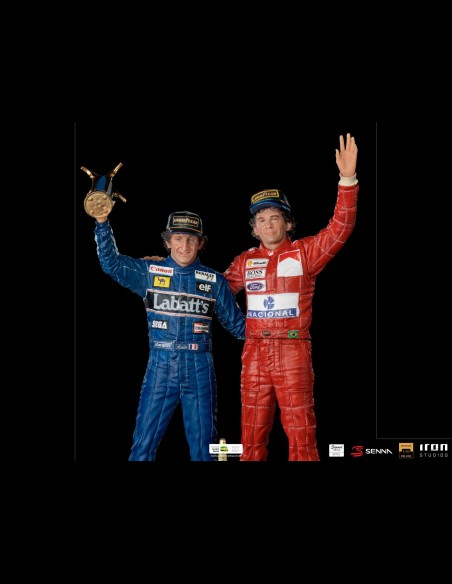 IRON STUDIOS - Prost and Senna Last Podium 1/10 DLX statua