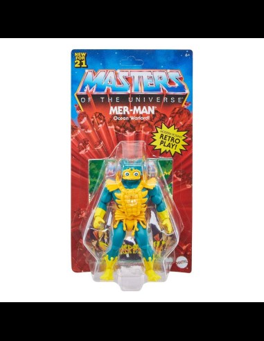 MATTEL - Masters of the Universe Origins Action Figure 2021 Lords of Power Mer-Man 14 cm