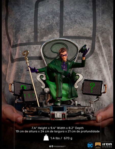 IRON STUDIOS - Riddler Deluxe 1/10 Art Statua