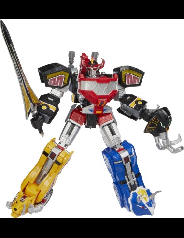 HASBRO - Mighty Morphin Power Rangers Lightning Collection Zord Ascension Project Action Figure 2022 1/144 Dino Megazord 28 cm