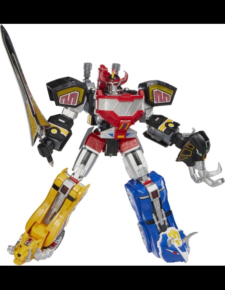 HASBRO - Mighty Morphin Power Rangers Lightning Collection Zord Ascension Project Action Figure 2022 1/144 Dino Megazord 28 cm