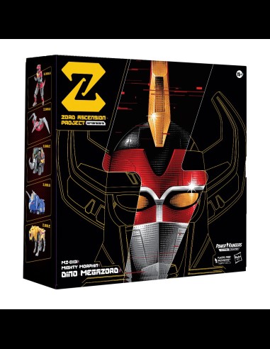 HASBRO - Mighty Morphin Power Rangers Lightning Collection Zord Ascension Project Action Figure 2022 1/144 Dino Megazord 28 cm