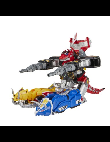 HASBRO - Mighty Morphin Power Rangers Lightning Collection Zord Ascension Project Action Figure 2022 1/144 Dino Megazord 28 cm
