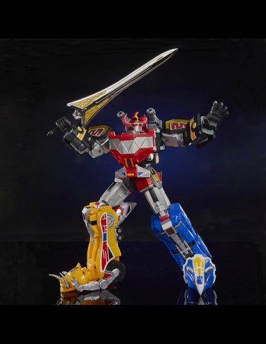 HASBRO - Mighty Morphin Power Rangers Lightning Collection Zord Ascension Project Action Figure 2022 1/144 Dino Megazord 28 cm