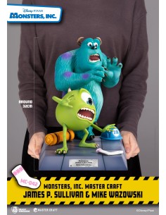 BEAST KINGDOM - Monsters Inc. Sulley & Mike Master Craft statua