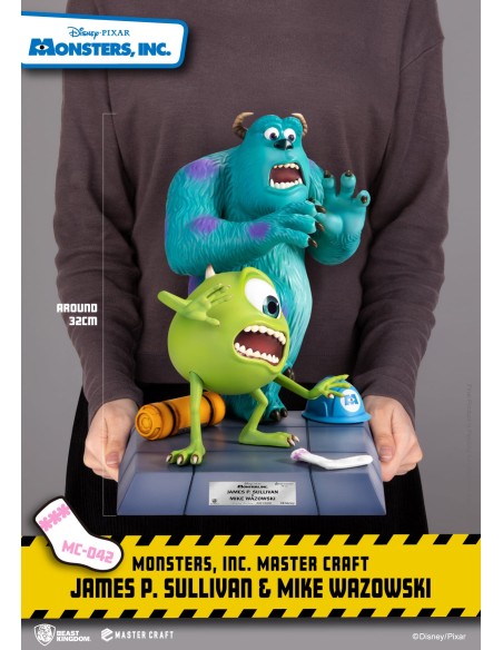 BEAST KINGDOM - Monsters Inc. Sulley & Mike Master Craft statua