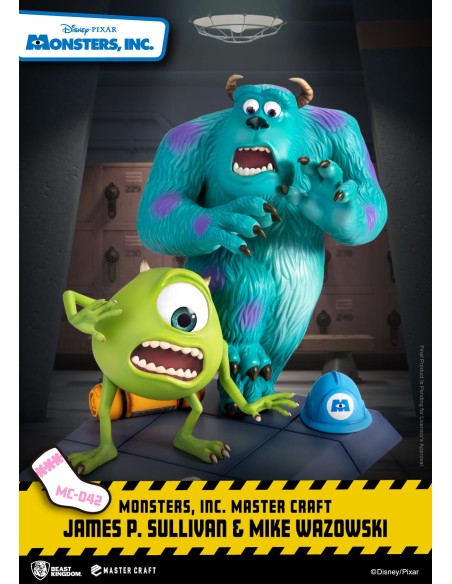 BEAST KINGDOM - Monsters Inc. Sulley & Mike Master Craft statua