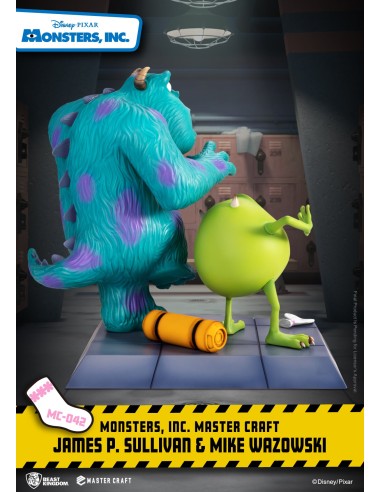 BEAST KINGDOM - Monsters Inc. Sulley & Mike Master Craft statua