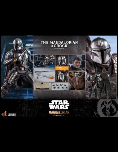 HOT TOYS - Star Wars: The Mandalorian - The Mandalorian and Grogu 1:6 Scale Figure Set