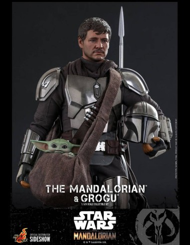 HOT TOYS - Star Wars: The Mandalorian - The Mandalorian and Grogu 1:6 Scale Figure Set