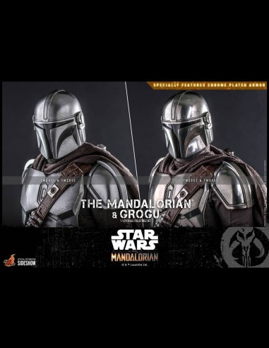 HOT TOYS - Star Wars: The Mandalorian - The Mandalorian and Grogu 1:6 Scale Figure Set