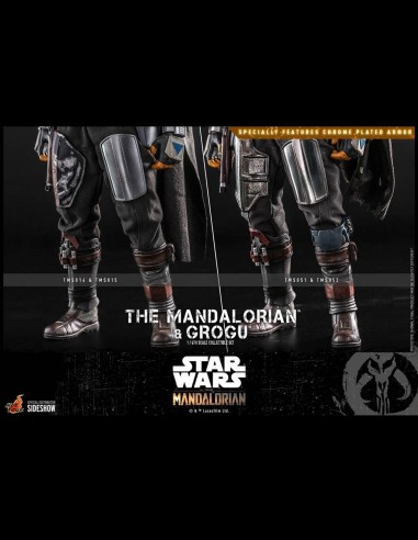 HOT TOYS - Star Wars: The Mandalorian - The Mandalorian and Grogu 1:6 Scale Figure Set