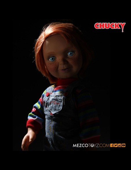 MEZCO - Child's Play: Mega Scale Good Guys Chucky 15 inch Talking Doll