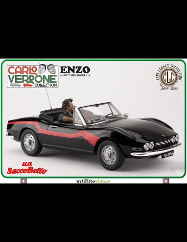 INFINITE STATUE - Enzo su Fiat Dino Spider 1:18 Resin Car